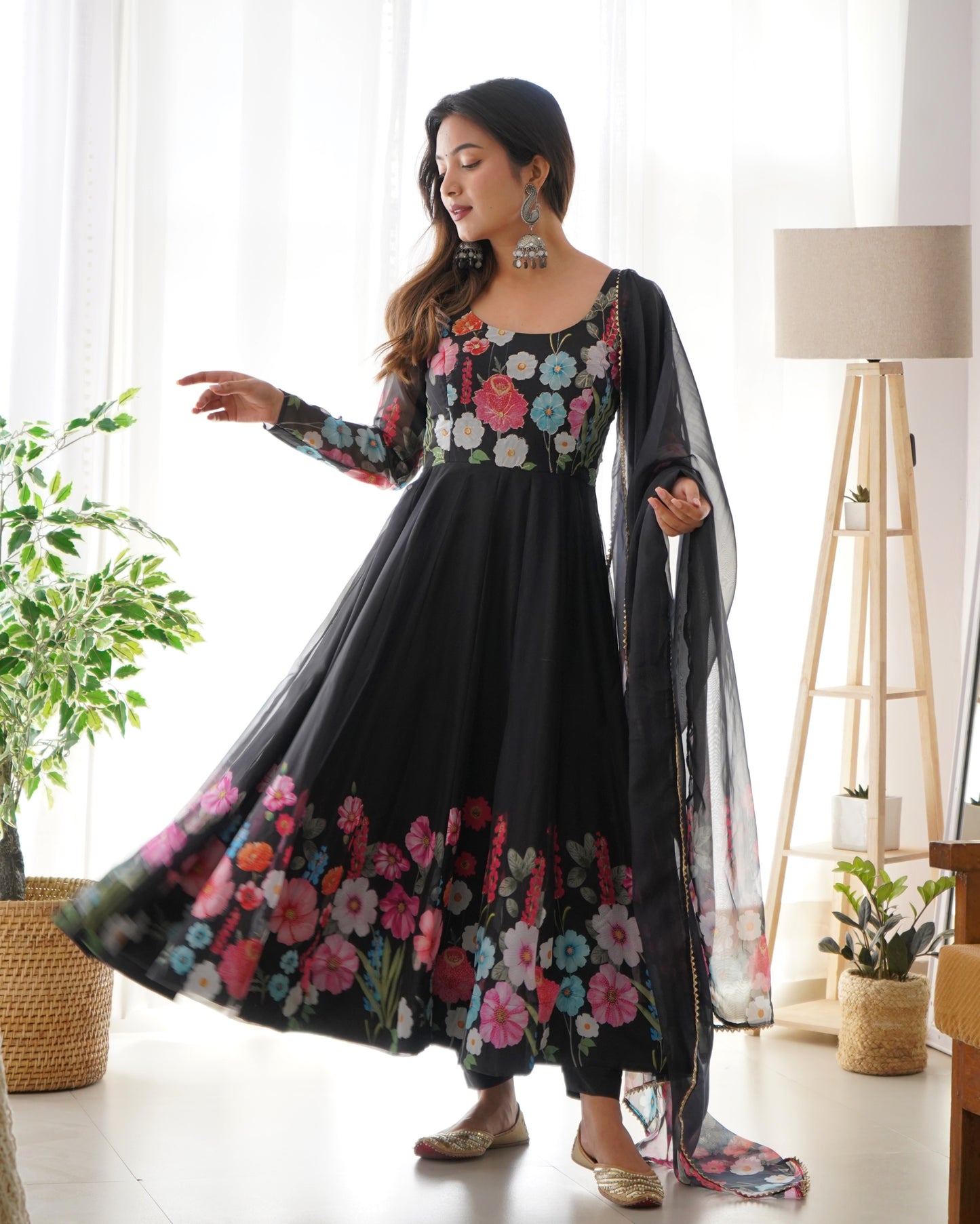 Black-anarkali